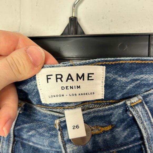 Frame Denim Stud Detailing Jean Skirt - Picture 5 of 5